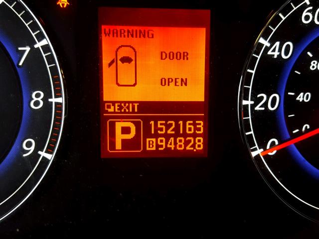 JN1AJ0HR3AM751188 - 2010 INFINITI EX35 BASE BLACK photo 8