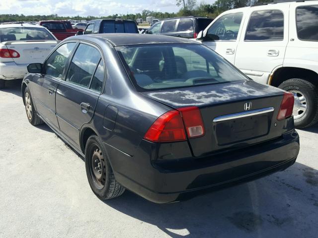 2HGES26712H577104 - 2002 HONDA CIVIC EX შავი ფოტო 3