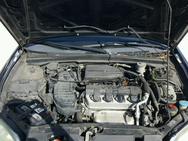 2HGES26712H577104 - 2002 HONDA CIVIC EX შავი ფოტო 7