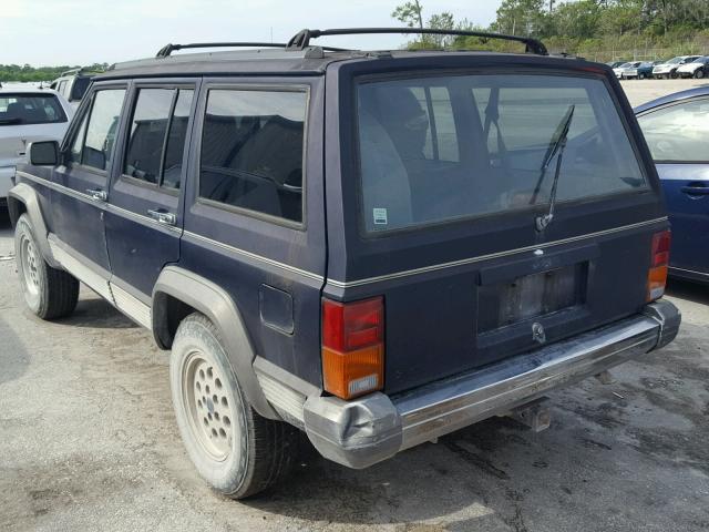 1J4FT78SXTL269989 - 1996 JEEP CHEROKEE C BLUE photo 3