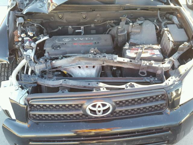 JTMBD33V885177951 - 2008 TOYOTA RAV4 BLACK photo 7