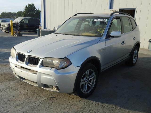 WBXPA93426WG89081 - 2006 BMW X3 3.0I GRAY photo 2