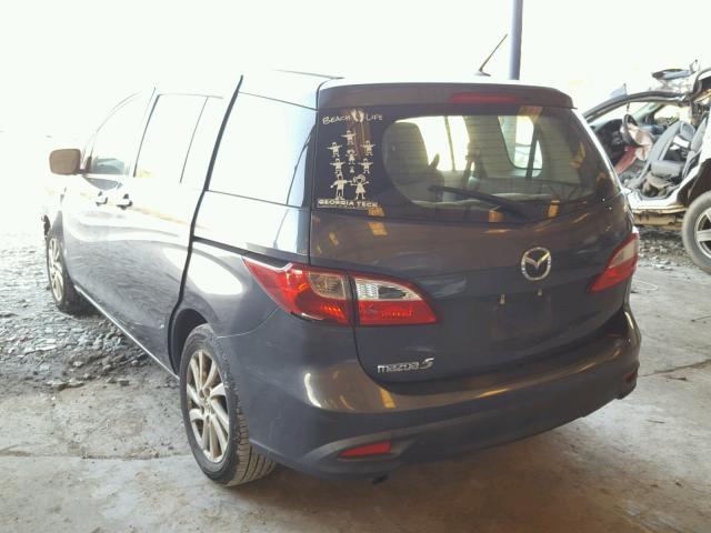 JM1CW2BL8C0132443 - 2012 MAZDA 5 GRAY photo 3