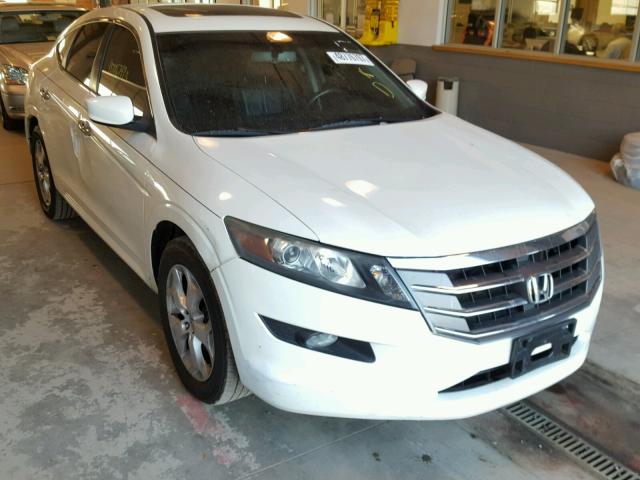 5J6TF2H50AL002770 - 2010 HONDA ACCORD CRO WHITE photo 1