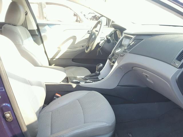 5NPEC4AB9DH598313 - 2013 HYUNDAI SONATA SE 蓝色 照片 5