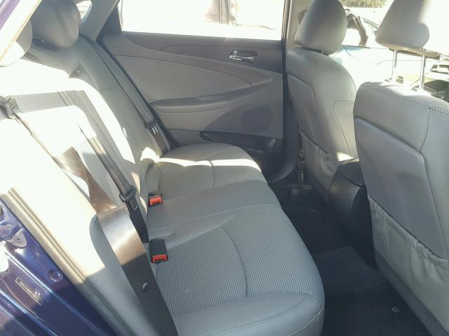 5NPEC4AB9DH598313 - 2013 HYUNDAI SONATA SE 蓝色 照片 6
