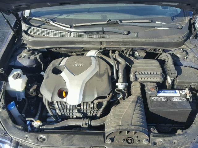 5NPEC4AB9DH598313 - 2013 HYUNDAI SONATA SE 蓝色 照片 7