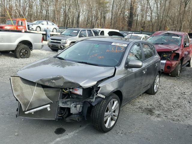 KNAFW5A35B5387193 - 2011 KIA FORTE SX GRAY photo 2