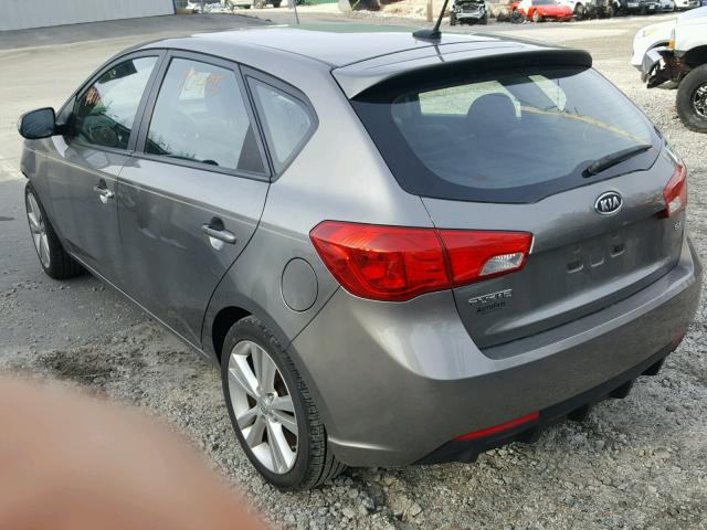 KNAFW5A35B5387193 - 2011 KIA FORTE SX GRAY photo 3