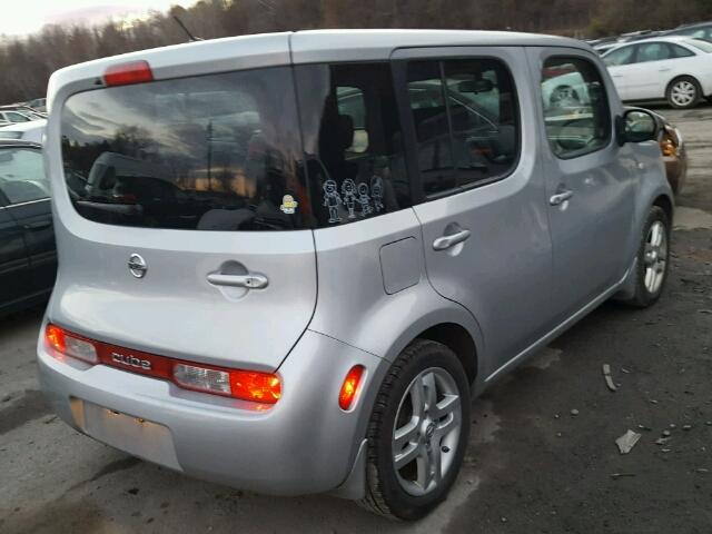 JN8AZ2KR1CT250789 - 2012 NISSAN CUBE BASE GRAY photo 4