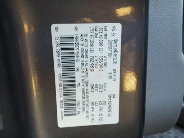 1A8HW58277F534455 - 2007 CHRYSLER ASPEN LIMI 银色 照片 10