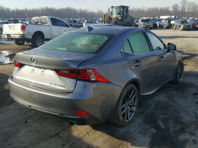 JTHCE1D2XE5005313 - 2014 LEXUS IS 350 GRAY photo 4