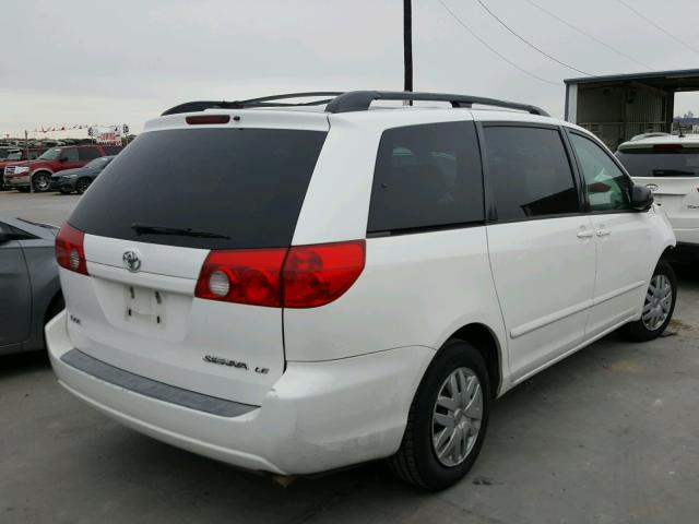 5TDZA23C66S567616 - 2006 TOYOTA SIENNA CE WHITE photo 4