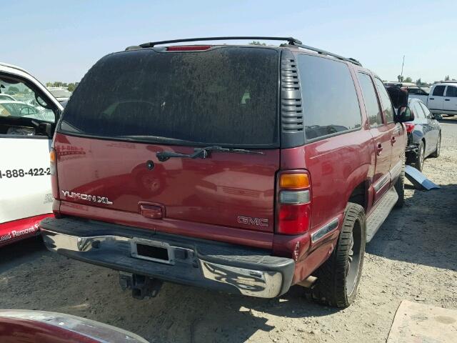 1GKEC16TX2J191030 - 2002 GMC YUKON XL C BURGUNDY photo 4