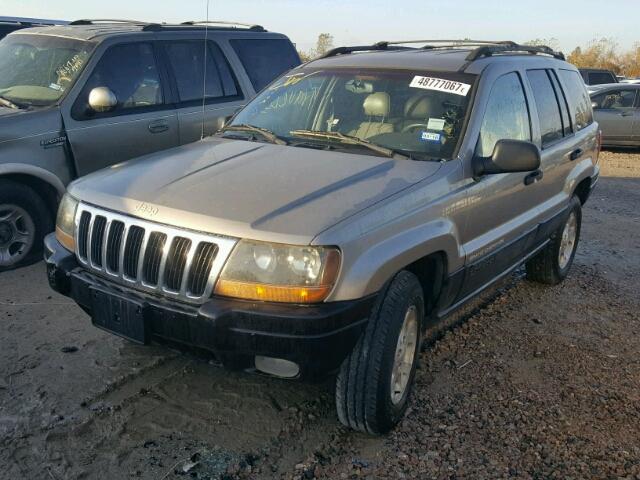 1J4G258S8XC804268 - 1999 JEEP GRAND CHER TAN photo 2