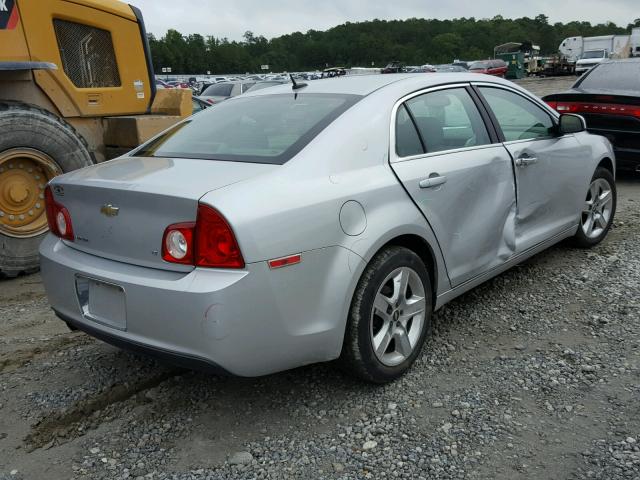 1G1ZH57BX9F192728 - 2009 CHEVROLET MALIBU 1LT SILVER photo 4