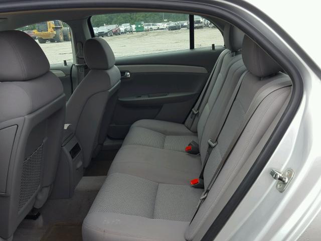 1G1ZH57BX9F192728 - 2009 CHEVROLET MALIBU 1LT SILVER photo 6