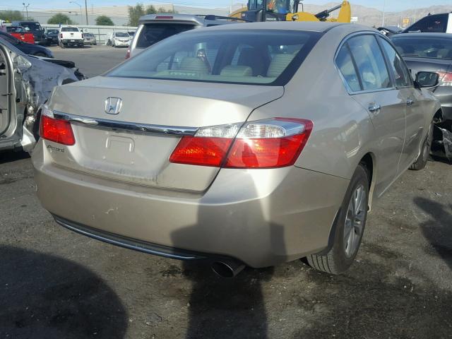 1HGCR2F34FA233190 - 2015 HONDA ACCORD LX TAN photo 4