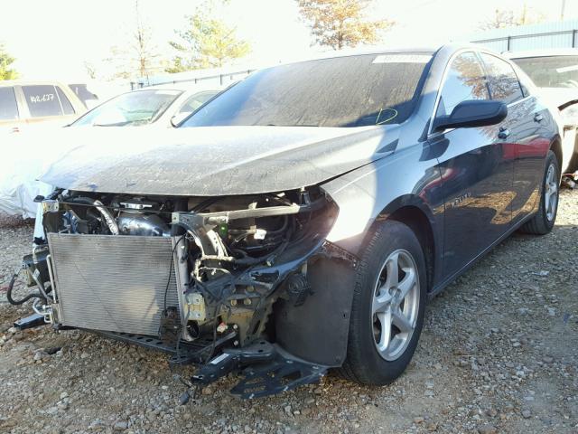 1G1ZB5ST0HF142484 - 2017 CHEVROLET MALIBU LS GRAY photo 2