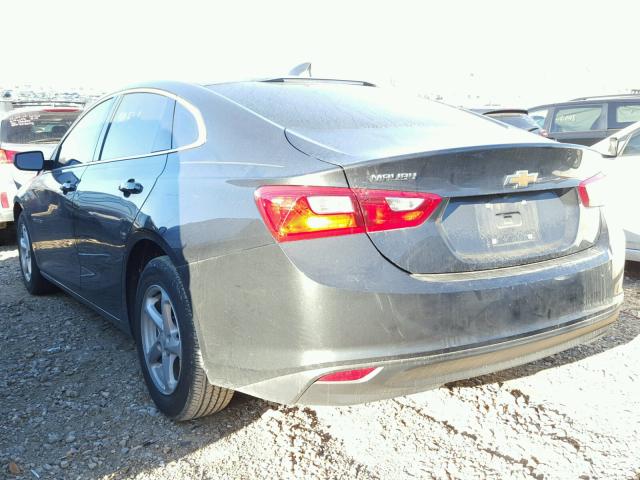 1G1ZB5ST0HF142484 - 2017 CHEVROLET MALIBU LS GRAY photo 3