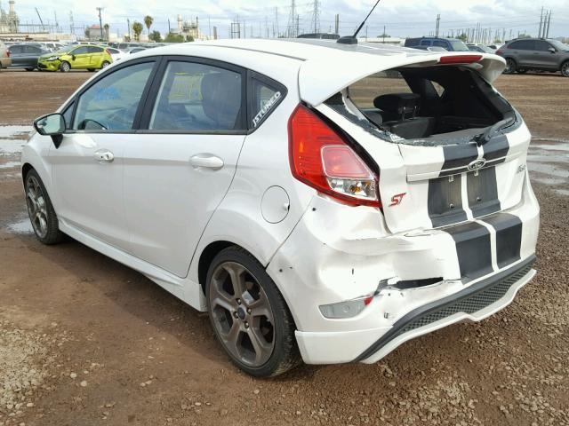 3FADP4GX7GM159716 - 2016 FORD FIESTA ST WHITE photo 3