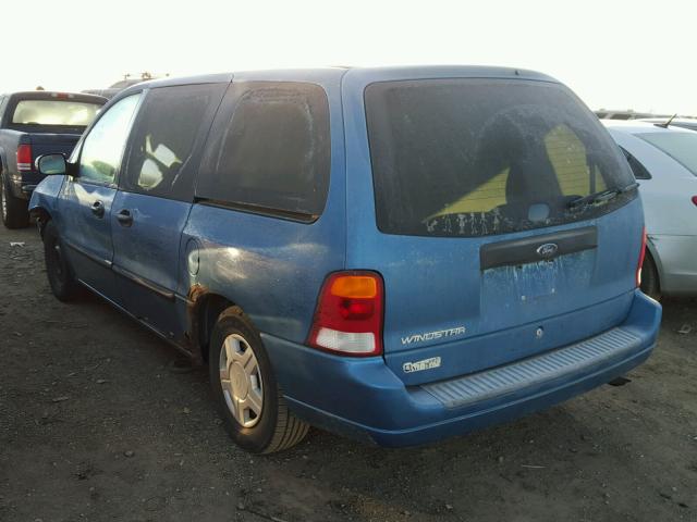 2FMZA50413BB33482 - 2003 FORD WINDSTAR W BLUE photo 3