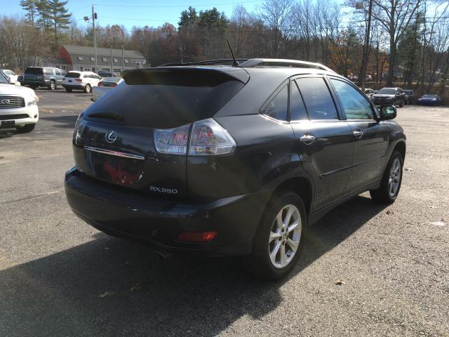 2T2HK31U29C135124 - 2009 LEXUS RX 350 BLACK photo 4