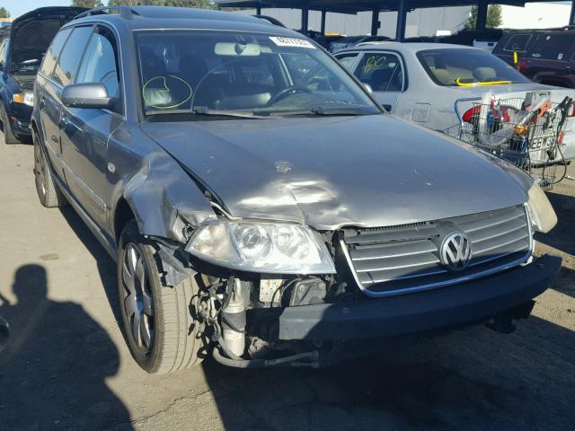 WVWYH63BX3E302396 - 2003 VOLKSWAGEN PASSAT GLX GRAY photo 1