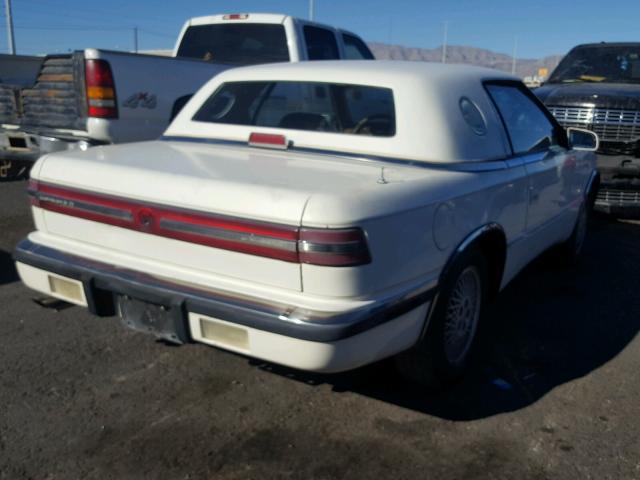 ZC2FS1205MB207897 - 1991 CHRYSLER TOWN & COU WHITE photo 4