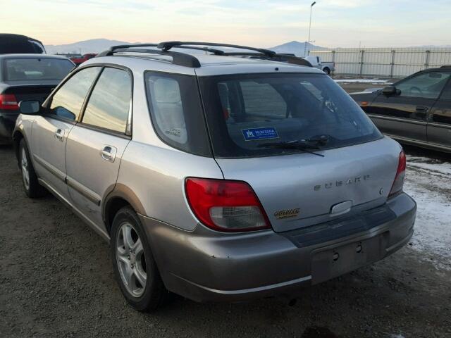 JF1GG68572H826853 - 2002 SUBARU IMPREZA OU SILVER photo 3