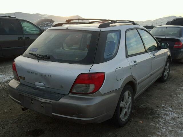 JF1GG68572H826853 - 2002 SUBARU IMPREZA OU SILVER photo 4