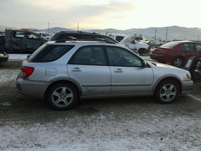 JF1GG68572H826853 - 2002 SUBARU IMPREZA OU SILVER photo 9