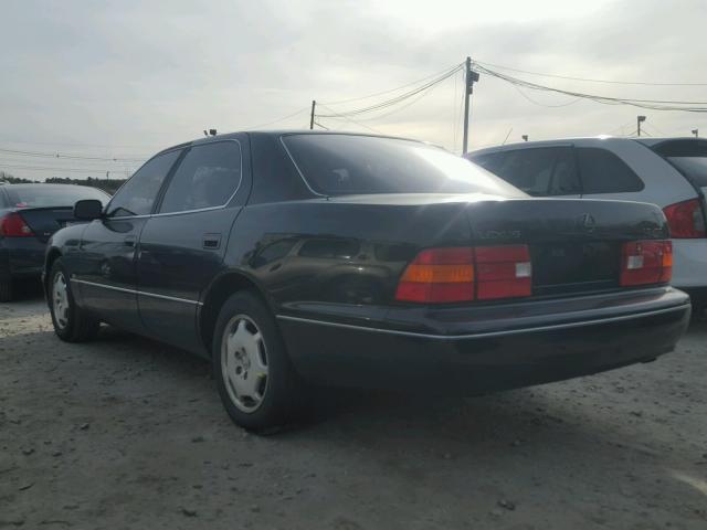 JT8BH28F0Y0179026 - 2000 LEXUS LS 400 BLACK photo 3