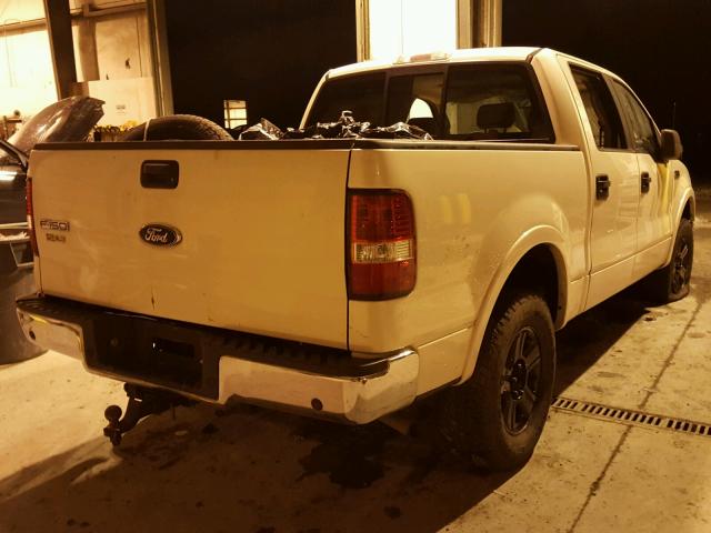 1FTPW14V47FA59911 - 2007 FORD F150 SUPER WHITE photo 4