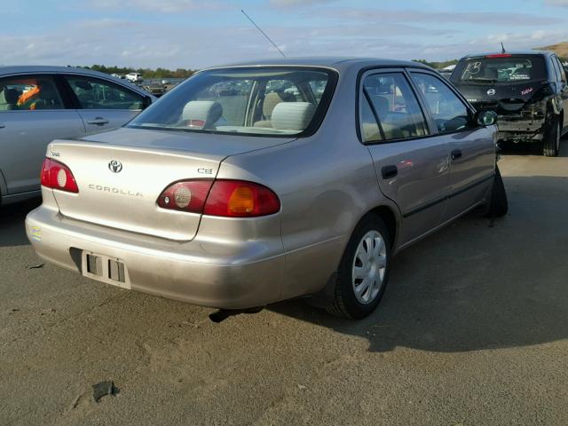 2T1BR12E22C577683 - 2002 TOYOTA COROLLA CE SILVER photo 4