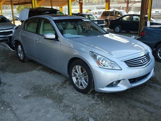 JN1CV6APXDM718735 - 2013 INFINITI G37 BASE SILVER photo 1