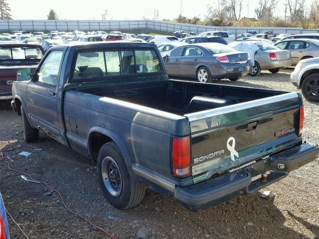 1GTCS14R6P8522956 - 1993 GMC SONOMA GREEN photo 3