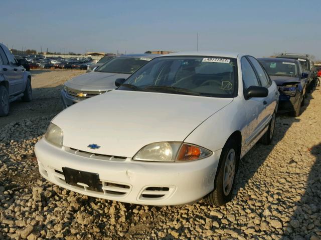 1G1JF524717113123 - 2001 CHEVROLET CAVALIER L WHITE photo 2