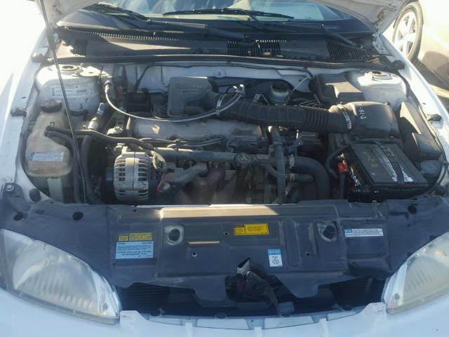 1G1JF524717113123 - 2001 CHEVROLET CAVALIER L WHITE photo 7