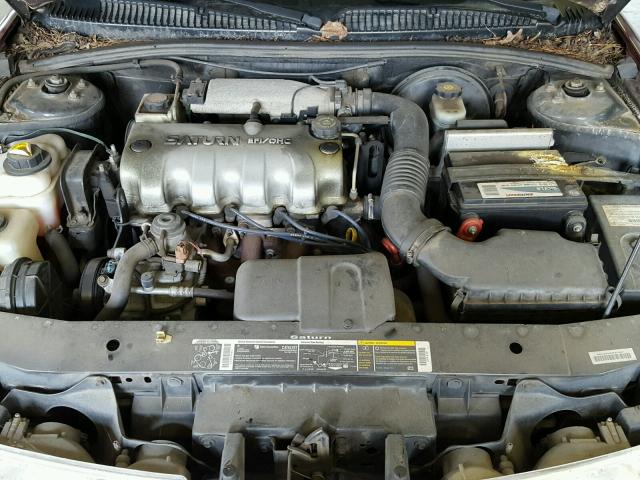 1G8ZH528X2Z223266 - 2002 SATURN SL1 RED photo 7