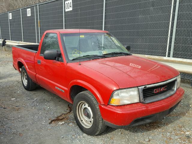 1GTCS1447X8529175 - 1999 GMC SONOMA RED photo 1