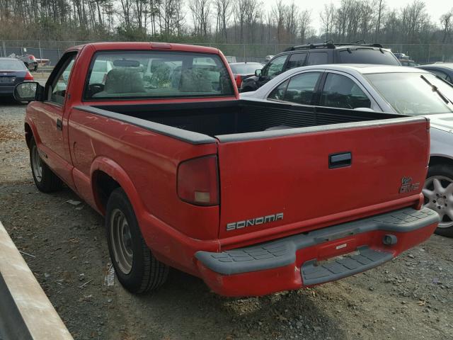 1GTCS1447X8529175 - 1999 GMC SONOMA RED photo 3