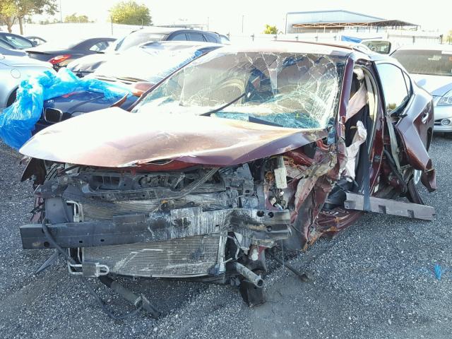 1N4AA5AP7AC826604 - 2010 NISSAN MAXIMA S MAROON photo 2