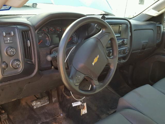 1GB4KYC8XFF578807 - 2015 CHEVROLET SILVERADO WHITE photo 9