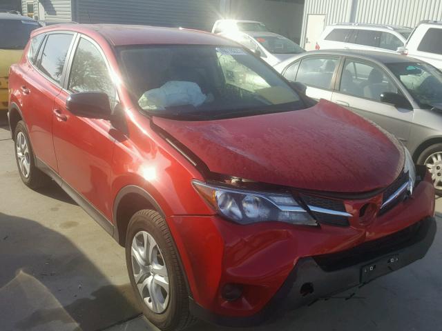 JTMZFREVXFJ052074 - 2015 TOYOTA RAV4 LE RED photo 1