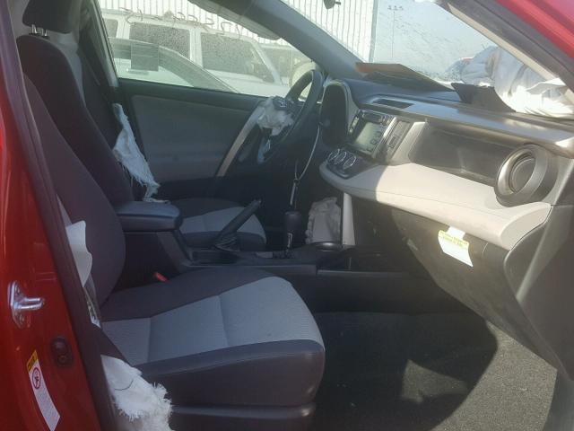 JTMZFREVXFJ052074 - 2015 TOYOTA RAV4 LE RED photo 5