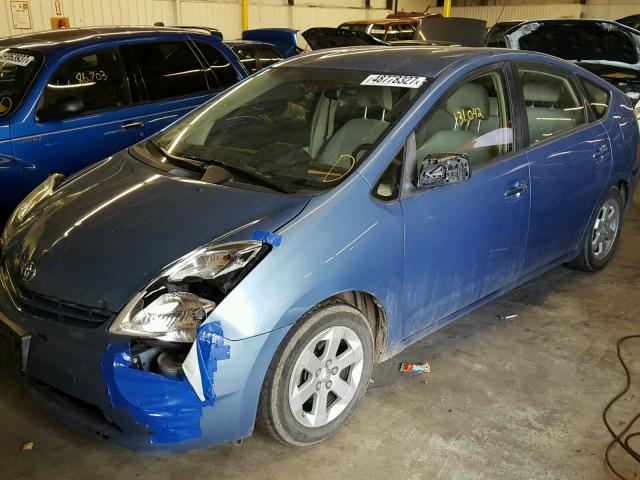 JTDKB20U853002974 - 2005 TOYOTA PRIUS BLUE photo 2