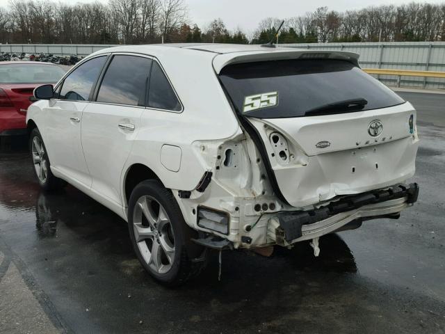 4T3ZK11AX9U017136 - 2009 TOYOTA VENZA BASE WHITE photo 3