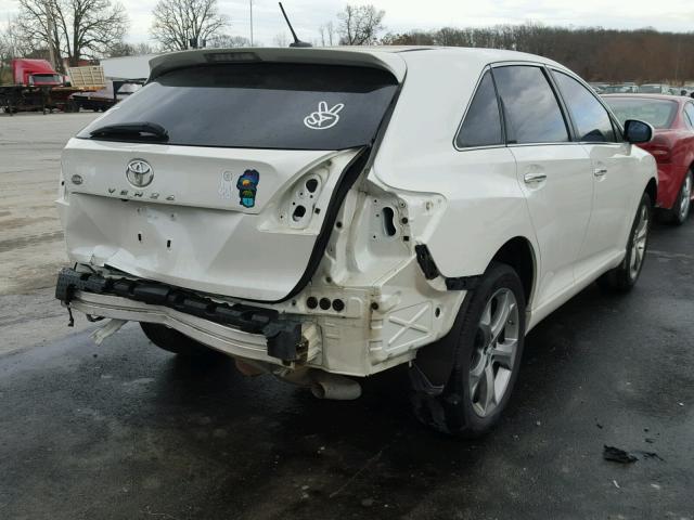 4T3ZK11AX9U017136 - 2009 TOYOTA VENZA BASE WHITE photo 4