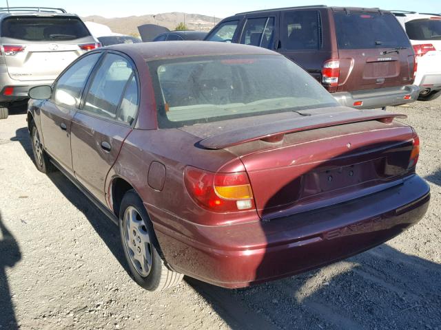 1G8ZF528X2Z247556 - 2002 SATURN SL MAROON photo 3